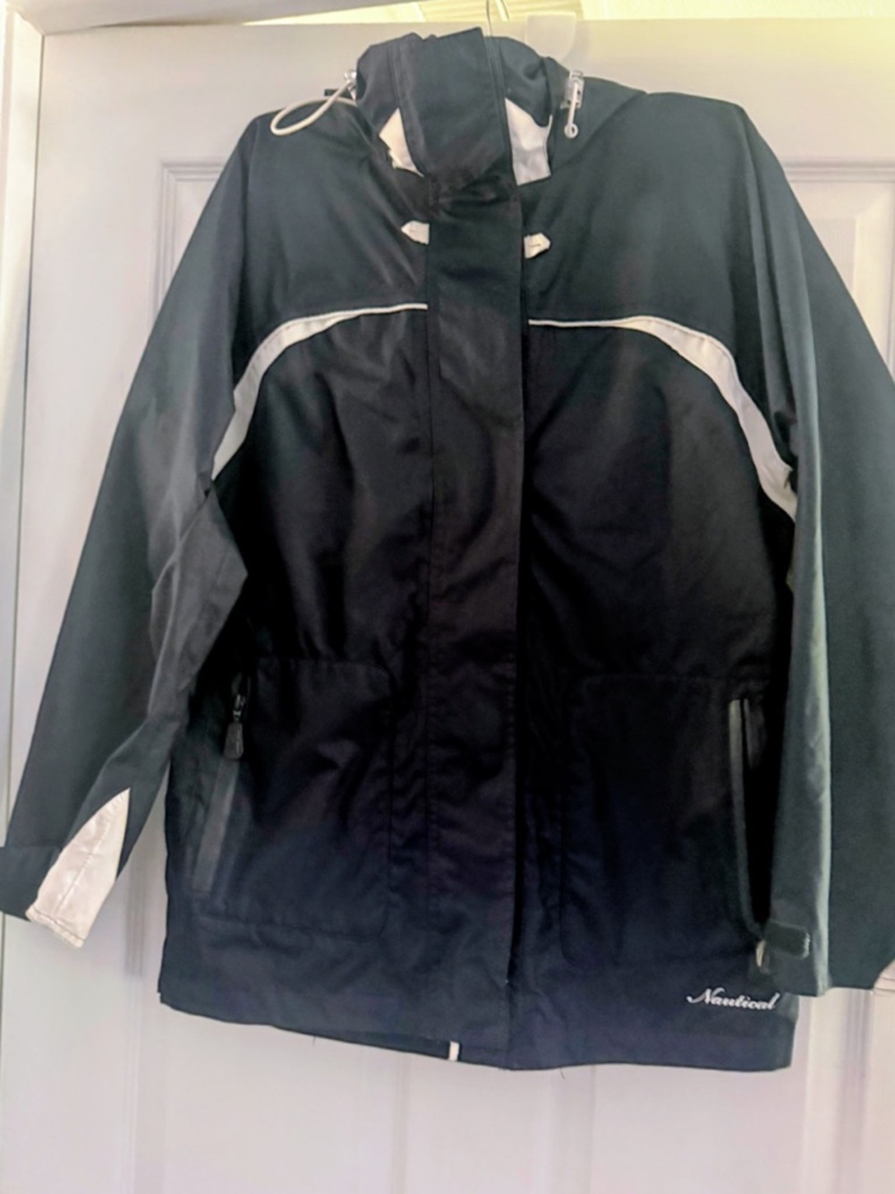 Nautica Navy isoflex Jacket women’s size 12 wind breaker